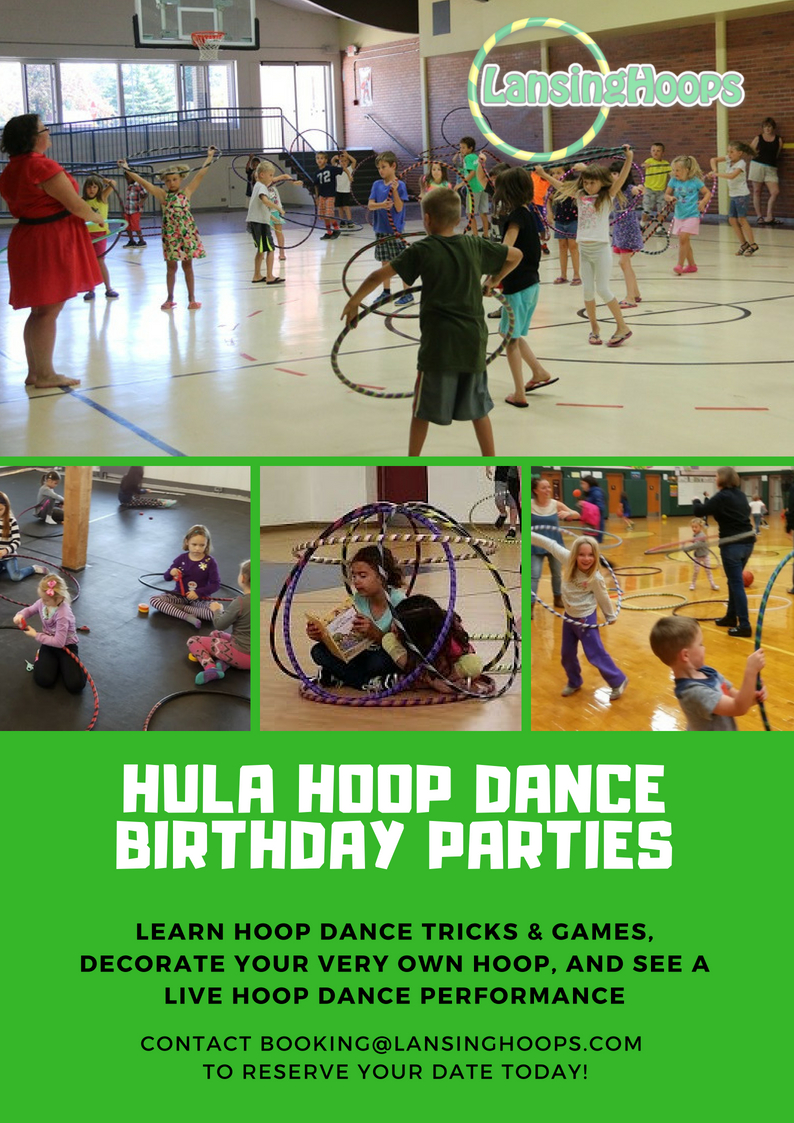 hula hoop dance birthday parties